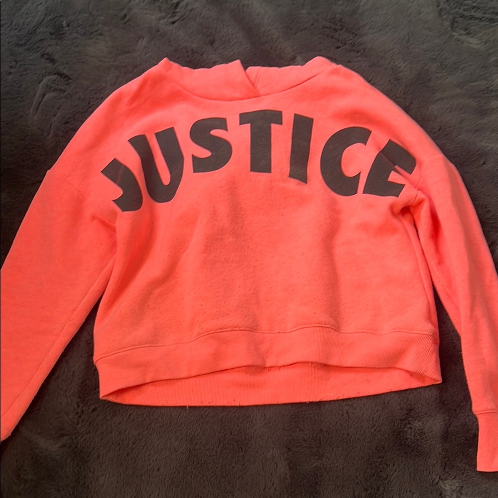 Justice Coral Sweatshirt